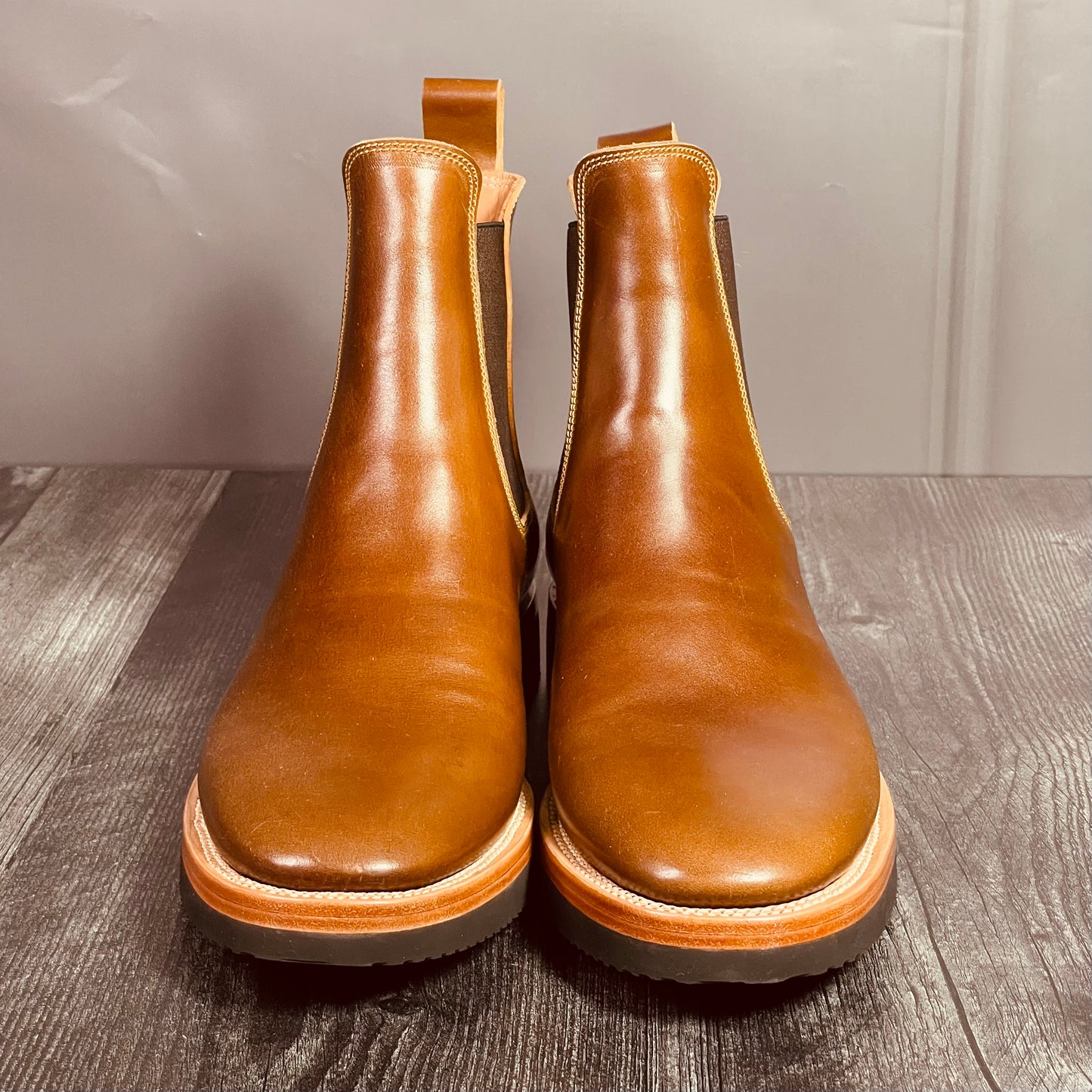 Fortis Boots – Chelsea Shinki Shell Cordovan Cognac Leather Size: 7 – 7.5 US/ 41 EU