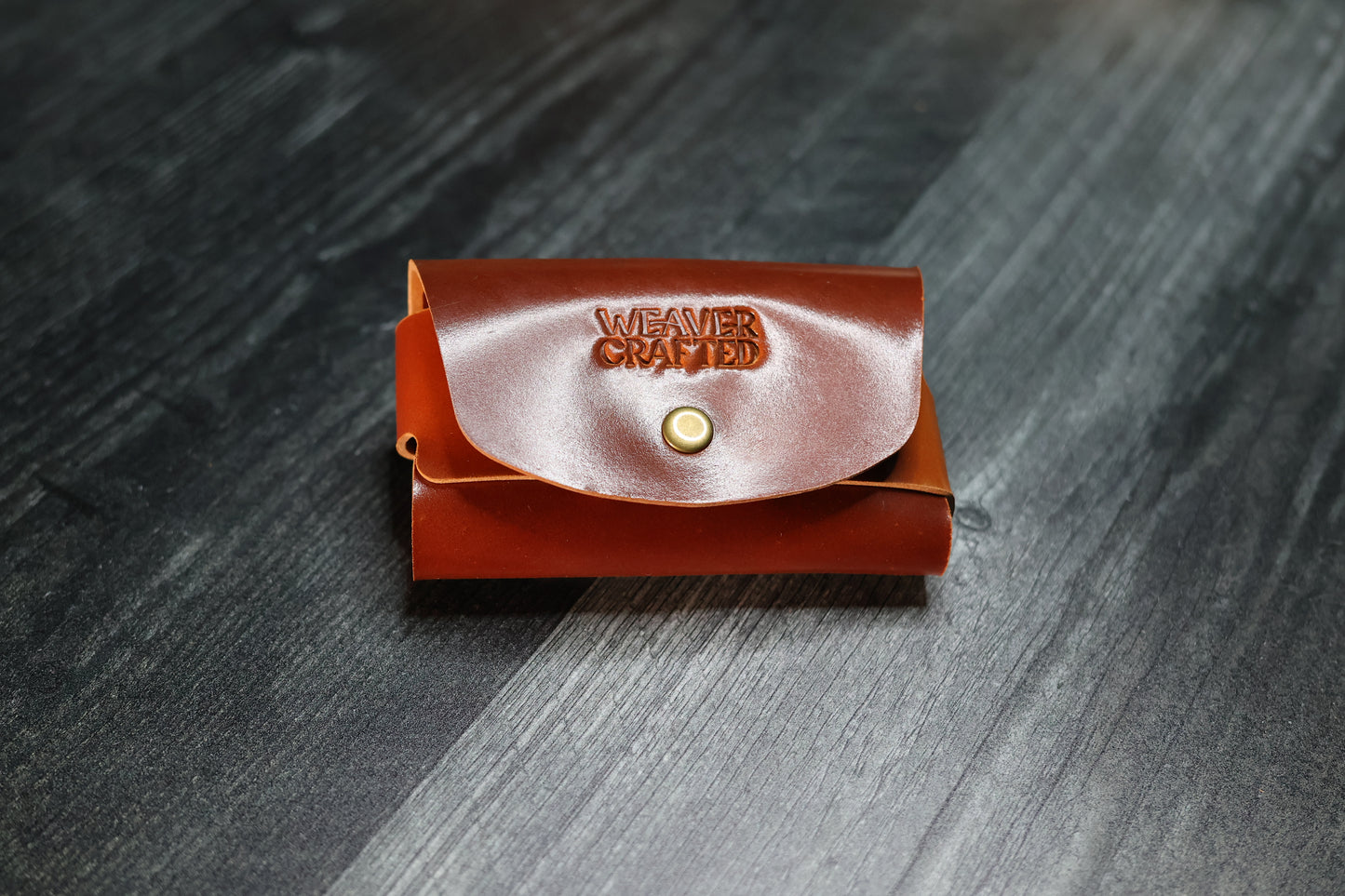 Amaretto Shell Cordovan Card Holder Wallet V2