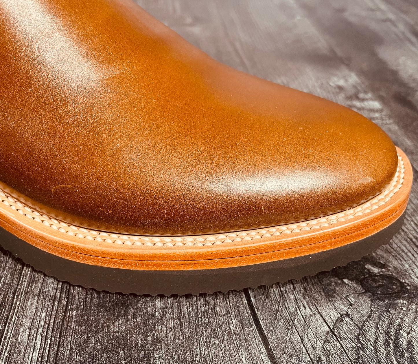 Fortis Boots – Chelsea Shinki Shell Cordovan Cognac Leather Size: 7 – 7.5 US/ 41 EU