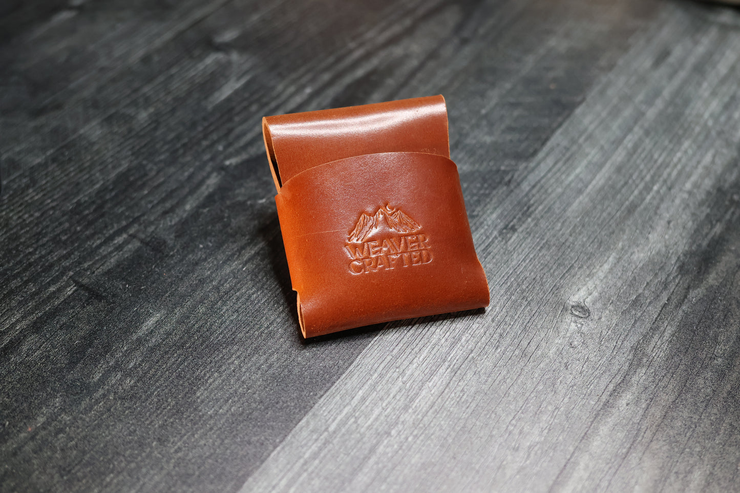 WEAVER CRAFTED Amaretto Shell Cordovan Card Holder Wallet V3