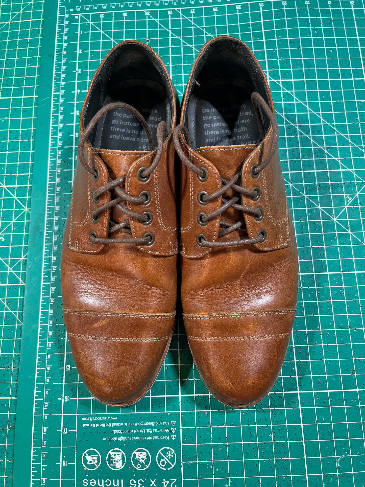 HELM Bradley Shoe in Teak 8.5D