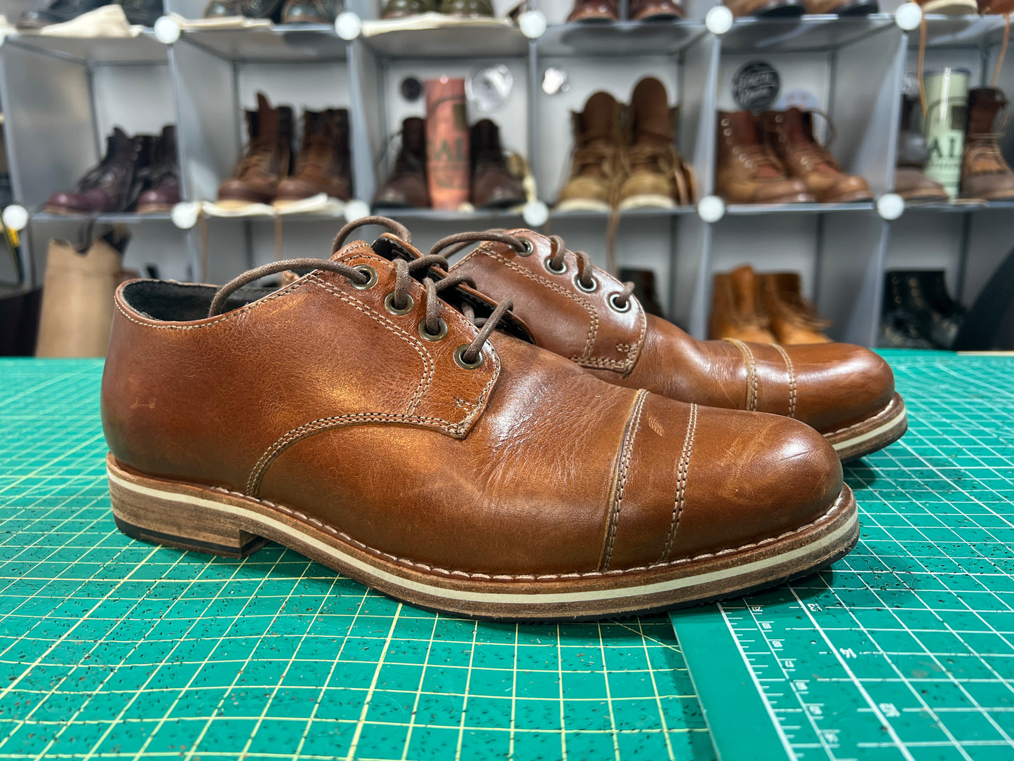 HELM Bradley Shoe in Teak 8.5D