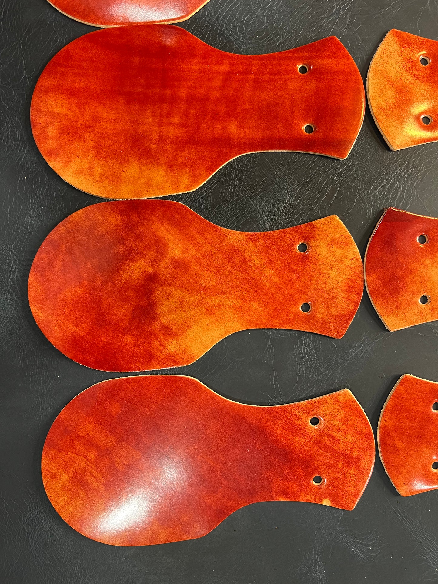 Marbled Rocado Shell Cordovan Kilties - Lava