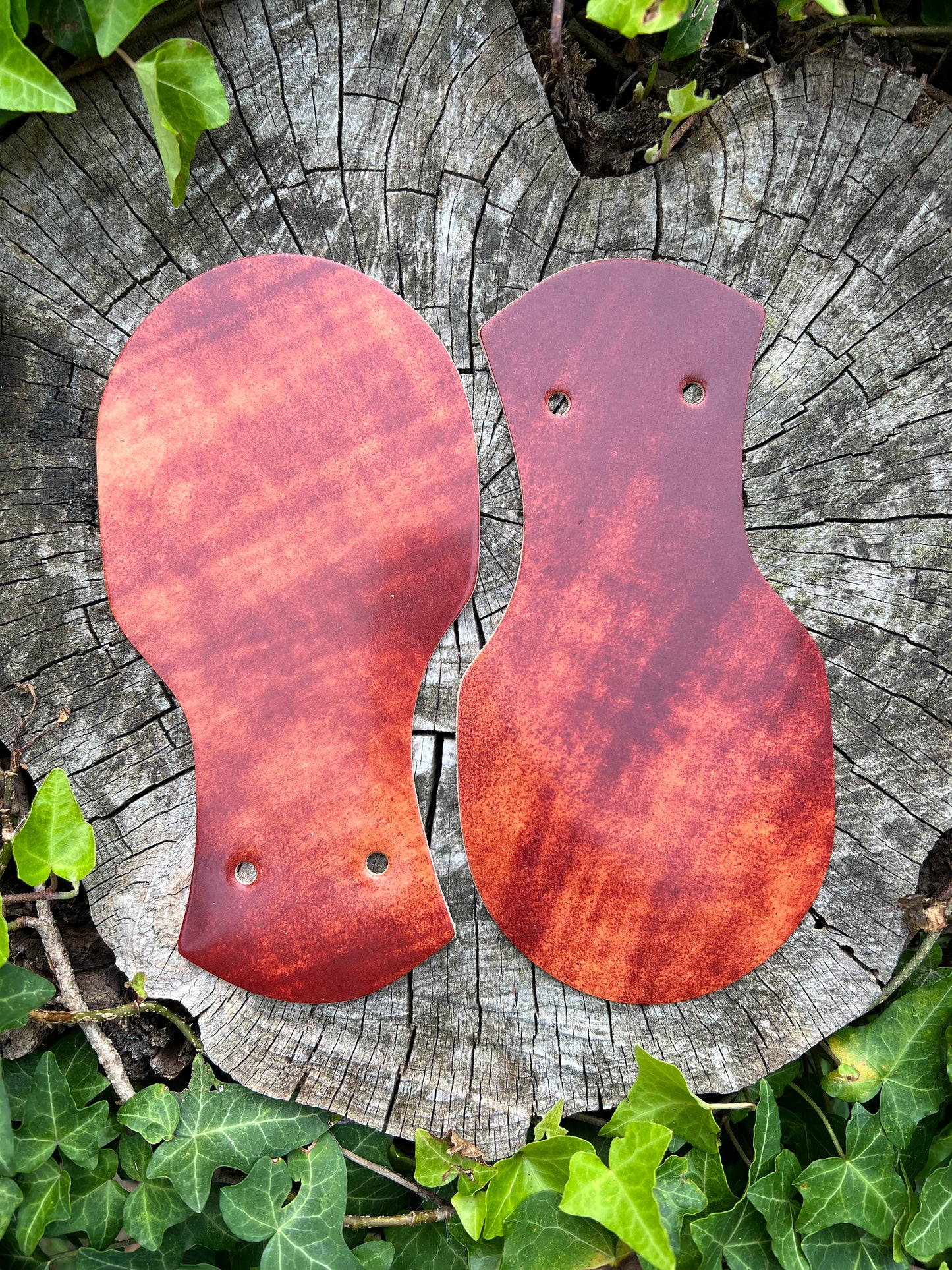 ROCADO SIENNA MARBLED SHELL CORDOVAN KILTIES