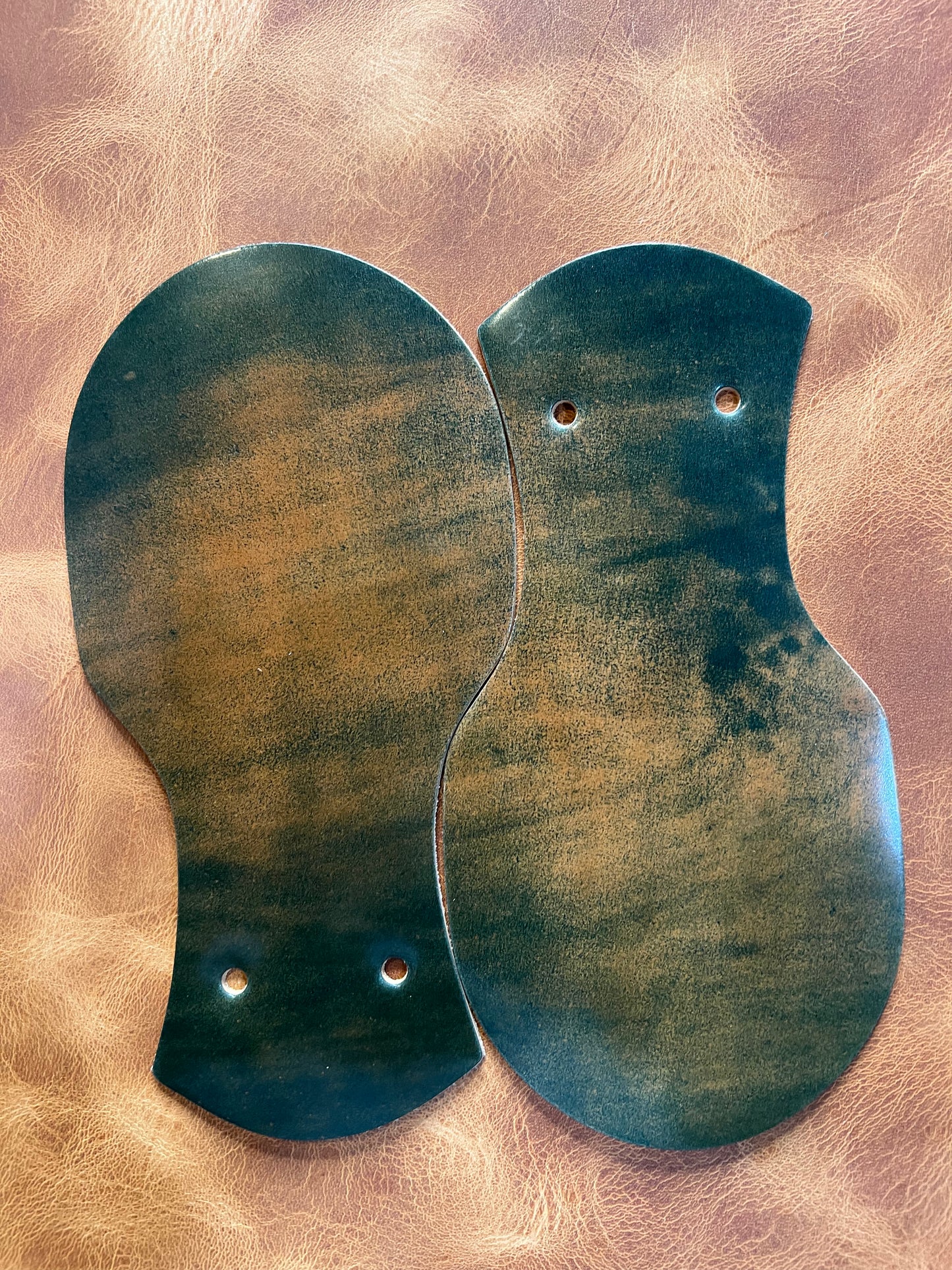 Marbled Emerald Rocado Shell Cordovan Kilties