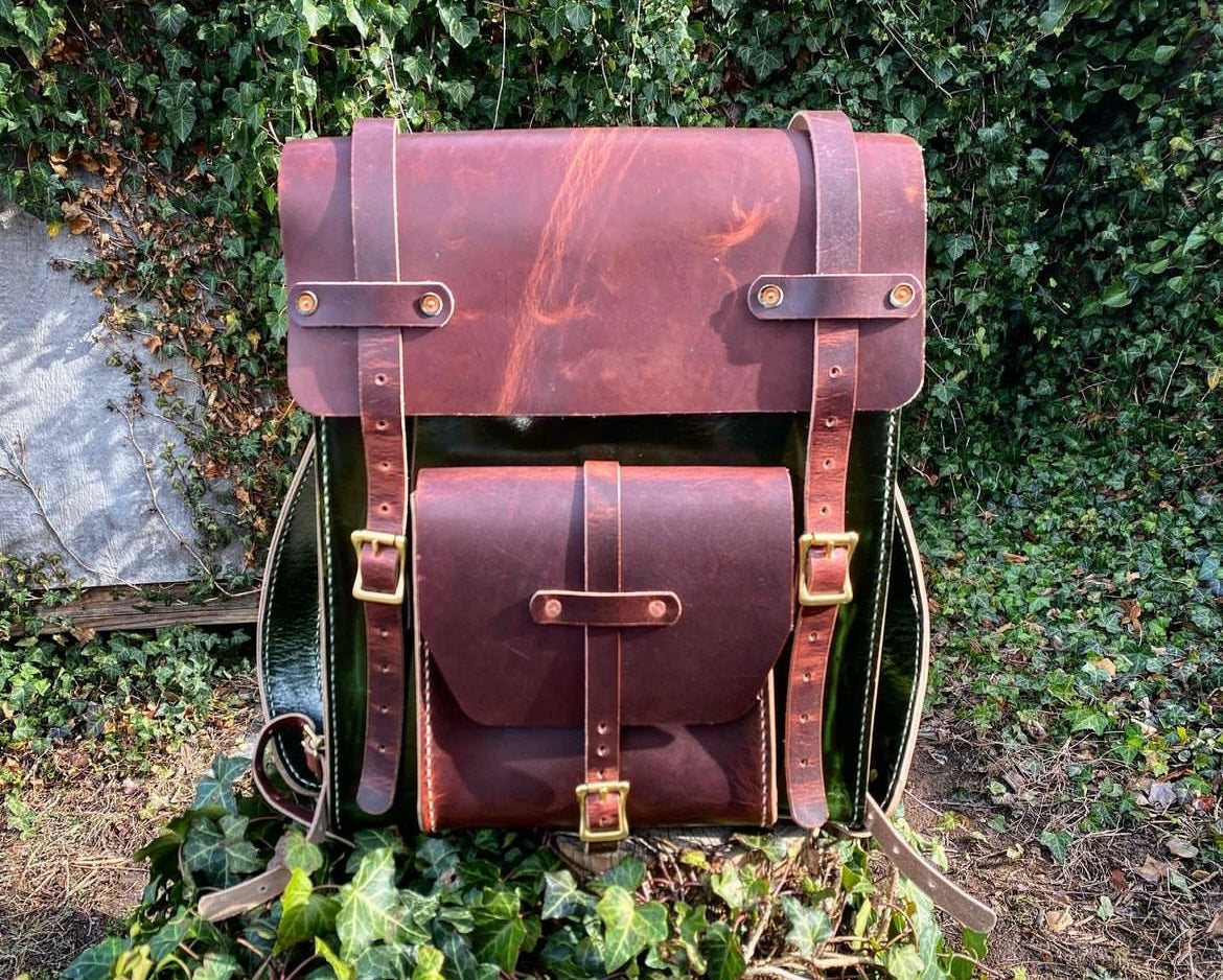 brown leather backpack reddit Emerald GenX SCOUT Backpack – Dale's Leatherworks