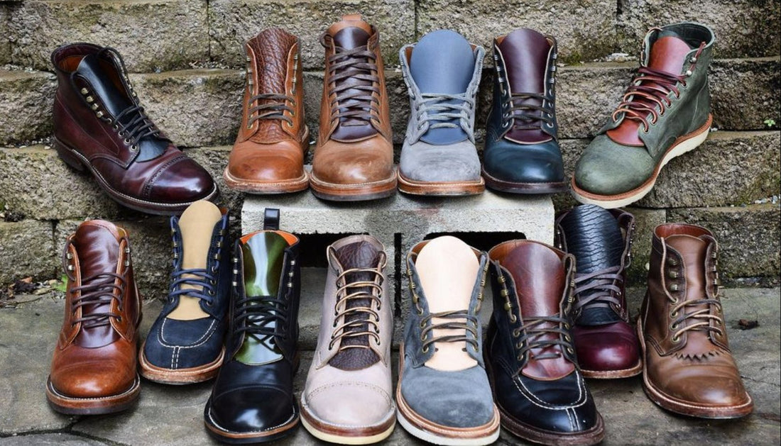 Leather boot kilties