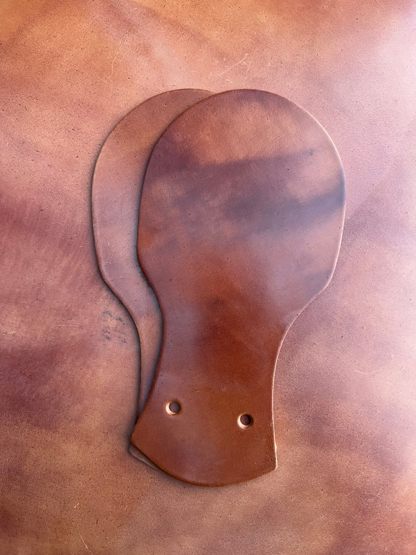 Horween Marbled Garnet Shell Cordovan Kilties