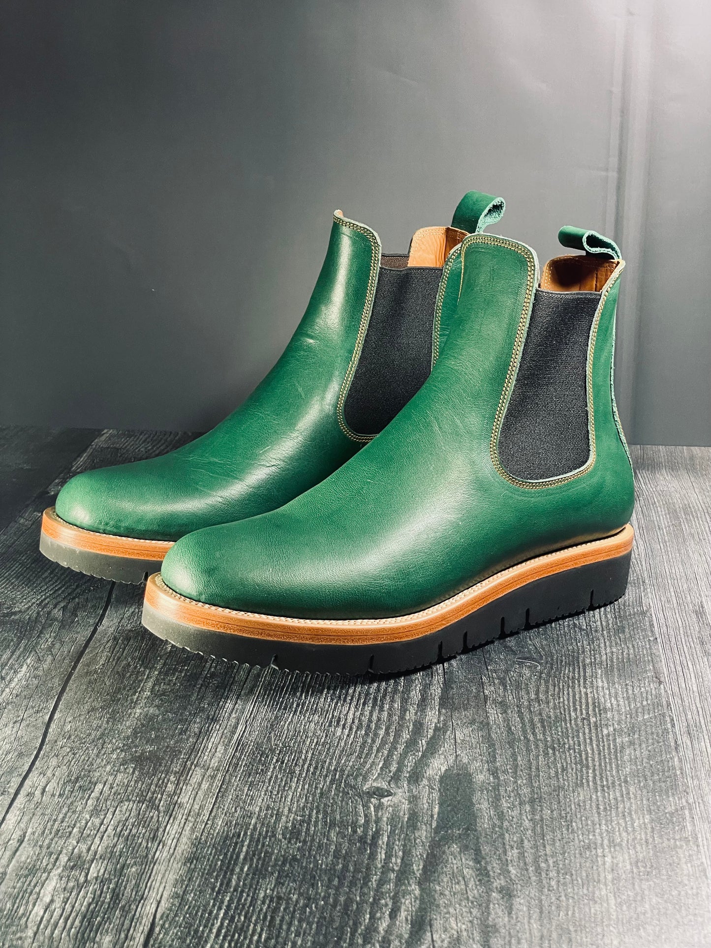 Fortis Boots Green Conceria size 41