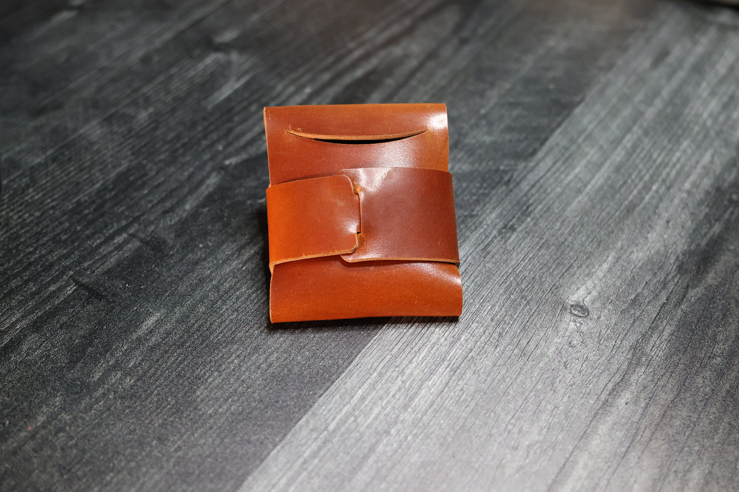 WEAVER CRAFTED Amaretto Shell Cordovan Card Holder Wallet V3