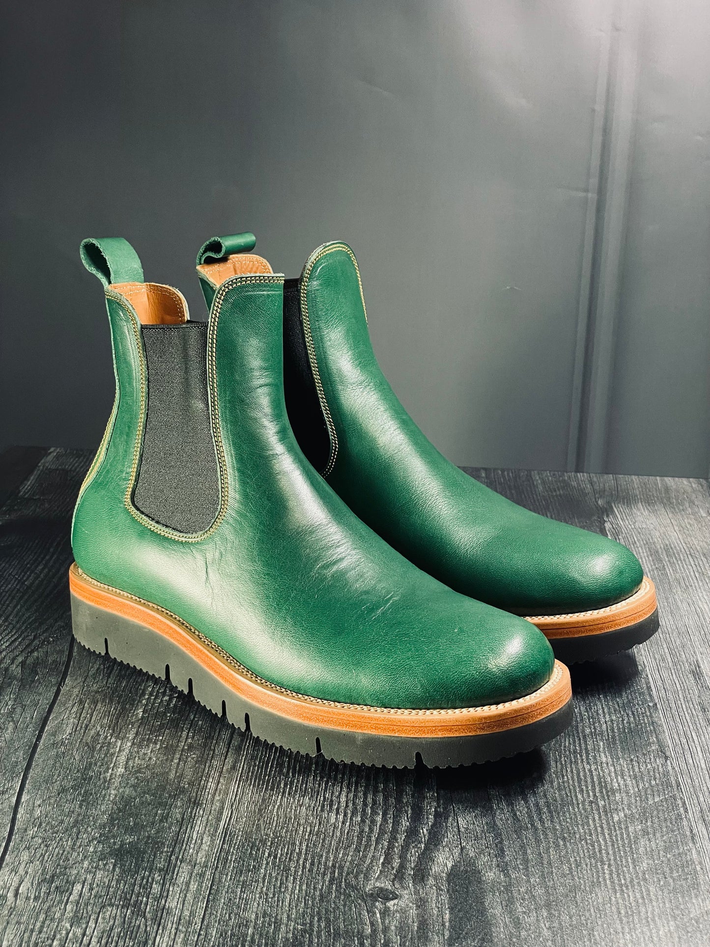 Fortis Boots Green Conceria size 41