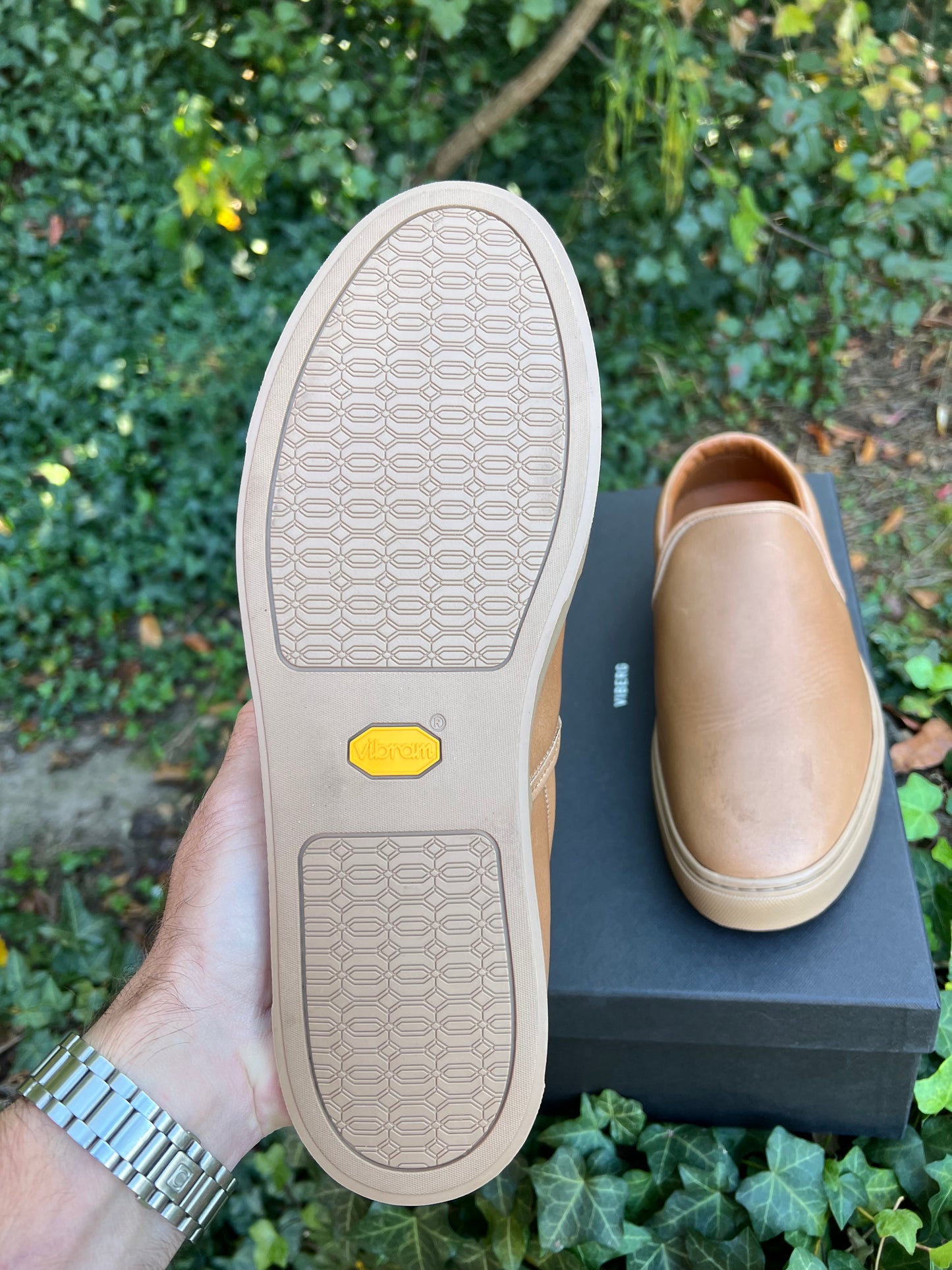 Viberg Slides Natural Chromexcel (Boots)