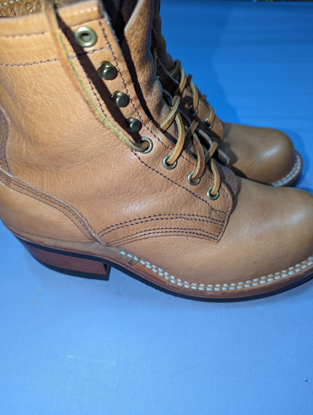 Nick's Robert Boots in W&C Milled Russet Harness, 6.5FF