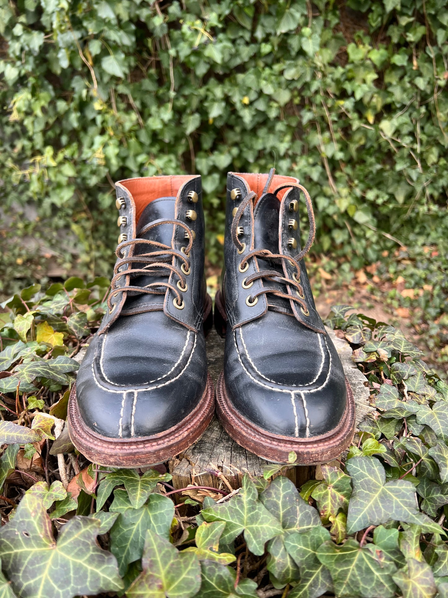 Grant Stone Ottawa Boots Black Chromexcel size 8.5