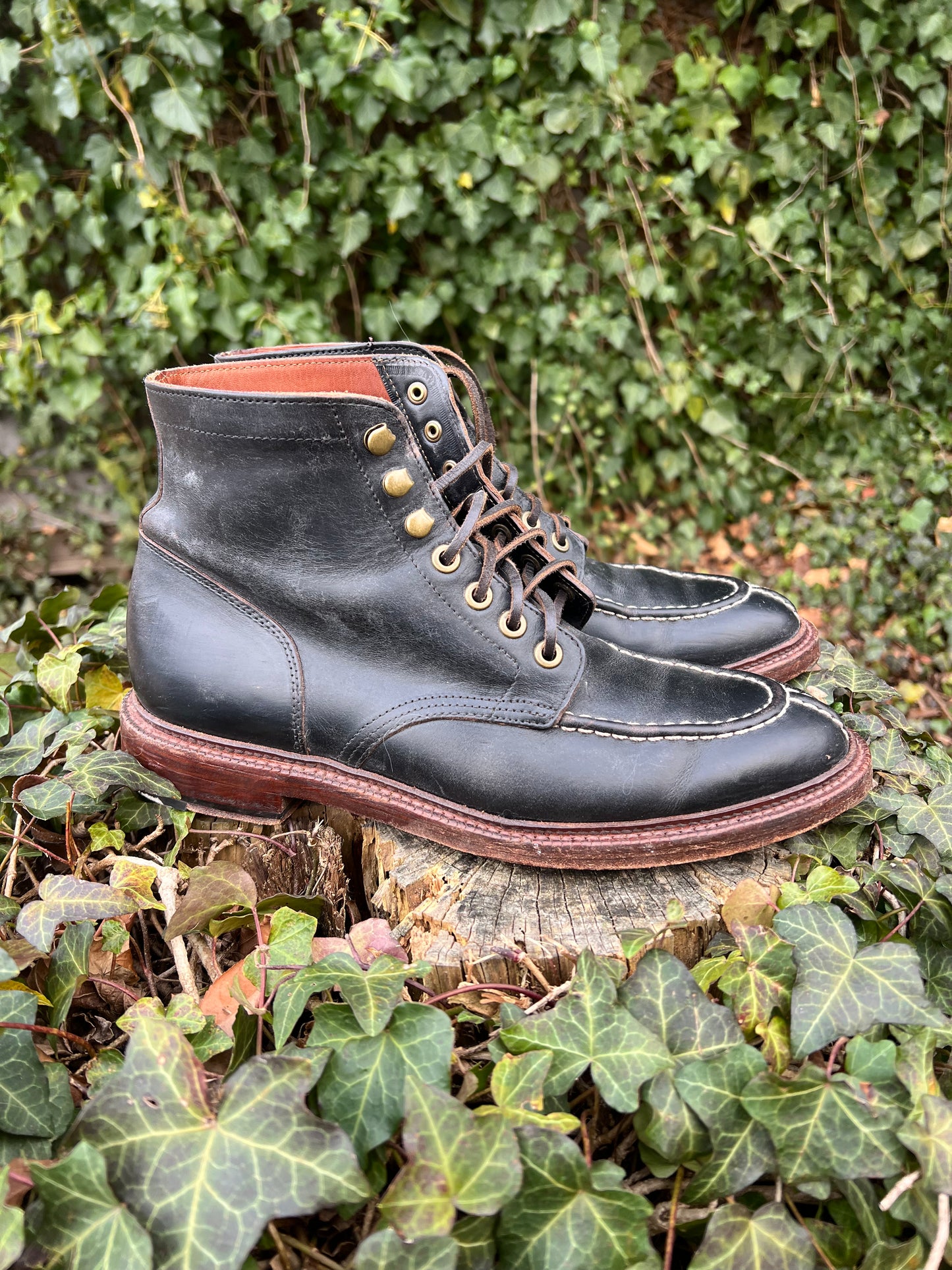 Grant Stone Ottawa Boots Black Chromexcel size 8.5