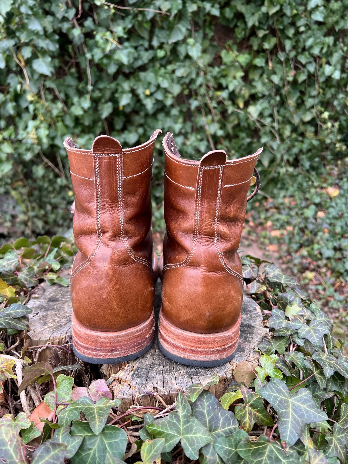 Cordobes Plaintoe Boots in Natural LeFarc Leather size 9