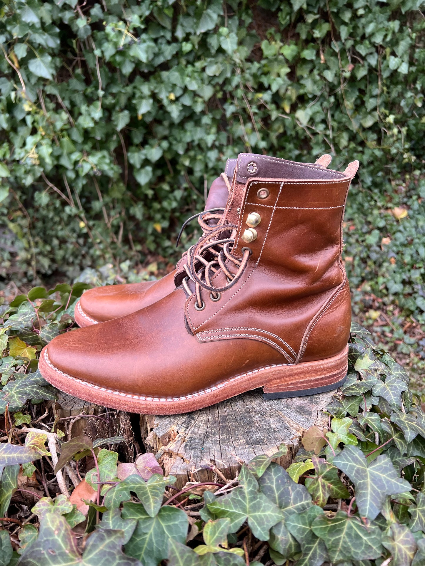 Cordobes Plaintoe Boots in Natural LeFarc Leather size 9