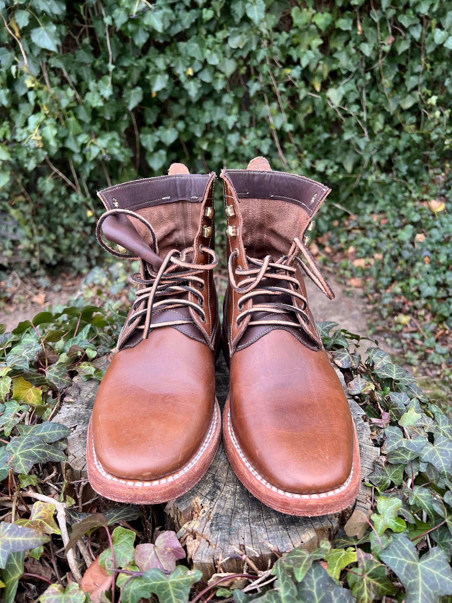 Cordobes Plaintoe Boots in Natural LeFarc Leather size 9