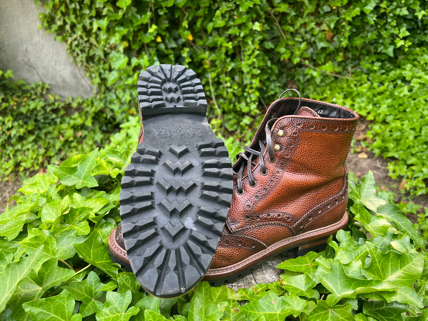 Antonio Maurizi Brogue Boots Size 42
